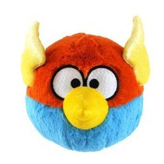 Angry Birds 5" Space Lightning Bird Orange & Blue Plush with Sound: Toys & Games