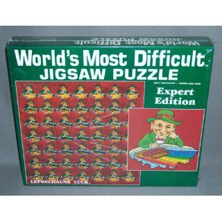 Leprechauns Luck   World Most Difficult Jigsaw Puzzle (Expert edition): Toys & Games