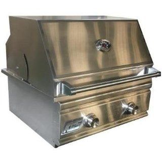 TRBO Series Built In 26" Replacement Liquid Propane Grill 2 Burners 792 Total Sq. In. Cooking Area Stainless Warm Rack Stainless  Patio, Lawn & Garden