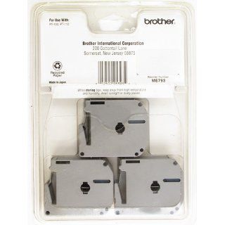 Brother ME793 P touch M Tape 3/Pack, Black on Pink, Black on Green, Black on Silver (Discontinued by Manufacturer): Electronics