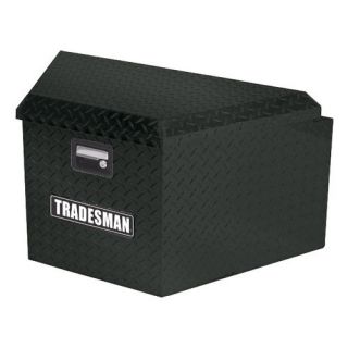 Tradesman Aluminum Trailer Tongue Box   Black   Truck Tool Boxes