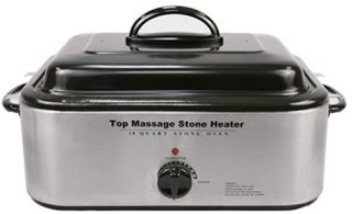 Sivan Health and Fitness Top Massage Large Professional Hot Stone 18 Quart Heater   Massage Tables