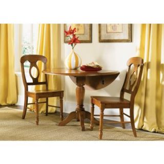 Liberty Furniture Low Country Bronze 3 pc. Drop Leaf Table Set with Napoleon Chairs   Dining Table Sets