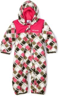 Columbia Unisex Baby Infant BugaBaby Interchange Bunting Bodysuit, Pink Taffy Geo Print, 12 Months: Clothing