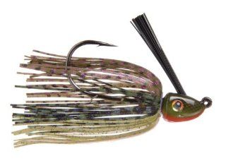 Strike King Frog Jig, 1 Pack (Watermln Pepper/Chart Pearl Belly, 2 Inch 2 Rigged 1 Spare Body per Pack) : Fishing Jigs : Sports & Outdoors
