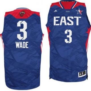 2013 NBA All Star Game Eastern Conference Miami Heat Dwyane Wade Swingman Revolution 30 Jersey (XXL): Clothing