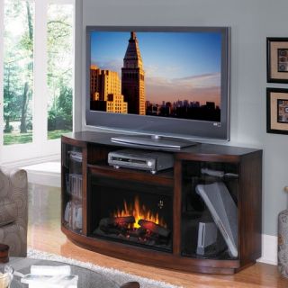 Classic Flame Hampton Entertainment Center Electric Fireplace   TV Stands
