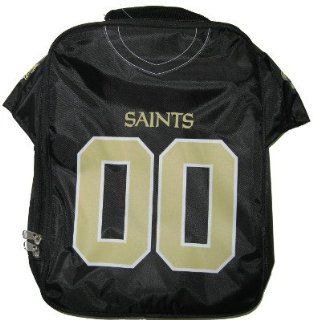 New Orleans Saints NFL Football Jersey Style Lunch Bag Lunch Box: Sports & Outdoors