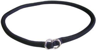 Hamilton 829 BK 5/16 Inch by 20 Inch Round Braided Choke Nylon Dog Collar, Black : Pet Choke Collars : Pet Supplies