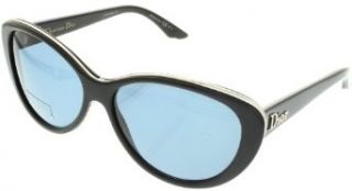 Christian Dior Sunglasses Women Diorbagatelle 807/A3 Black Oval: Clothing