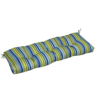 Greendale Home Fashions Indoor Bench Cushion   44 x 17 in.   Vivid Stripe   Bench Cushions