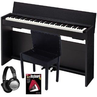 Casio Privia PX830 Digital Piano BUNDLE with Bench, Headphones, and Book: Musical Instruments