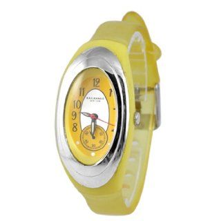 Yellow Wrist Watch w Night Vision Hands for Children: Watches