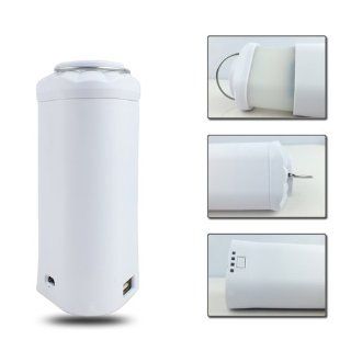 KMASHI 808 7800mAh Portable Power Bank Pack Backup External Battery Charger with built in Flashlight Camping Lantern for Samsung Galaxy Note 3 III N9000 N9002 N9005 (White): Cell Phones & Accessories