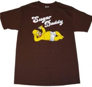 Simpsons Homer Sugar Daddy Mens Shirt 95 836 Size: Small: Clothing