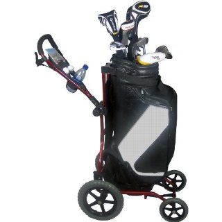 Upright Caddy RACR Golf 814 R Push Cart (New & Improved) : Push Pull Golf Carts : Sports & Outdoors