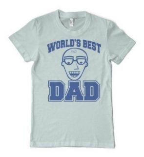 World's Best Dad Father's Day T Shirt, White,XXXL: Clothing