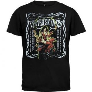 Lynyrd Skynyrd   Mens Devil Girl T shirt Medium Black: Clothing