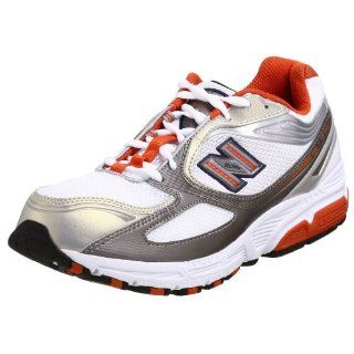 New Balance Men's MR817 Running Shoe,White/Orange,7 D: Sports & Outdoors