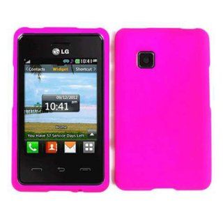 LG 840G Hot Pink Case Cover Snap New Hard Housing Protector Faceplate: Cell Phones & Accessories