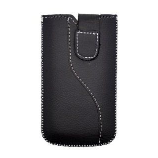 For HTC myTouch/ AX 840/ T Mobile Dash/ myTouch 3G Skin Sleeve Pocket, Black 116*55*14 mm: Cell Phones & Accessories