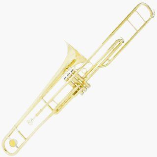 Cecilio 4Series TB 480 Bb Valve Trombone with Monel Valves: Musical Instruments