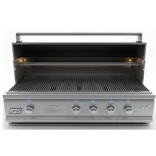 Cutlass II 42" Premium Natural Gas Grill 4 Cast Stainless Burners 840 sq. inch Total Area 2 Halogen Lights: Stainless : Patio, Lawn & Garden