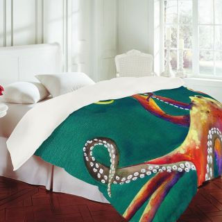 DENY Designs Clara Nilles Mardi Gras Octopus Duvet Cover   DO NOT USE
