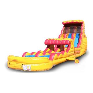 EZ Inflatables 22 ft. Fire and Ice Slip and Slide   Commercial Inflatables