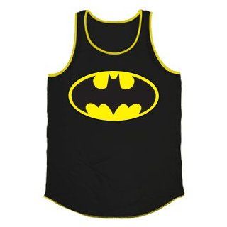 Changes Batman Black Ladies Sleeveless Logo Tank Top (846): Clothing
