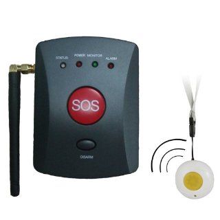 GSM alarm system for elderly, adopts 850/900/1800/1900MHz bands : Home Security Systems : Camera & Photo