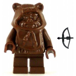 LEGO Star Wars Minifig Ewok Brown Hood: Toys & Games