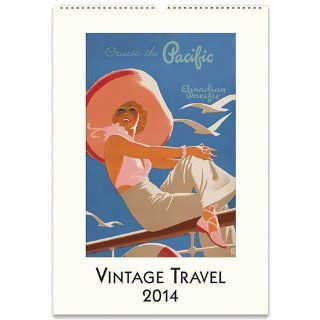 2014 Vintage Travel Posters Wall Calendar  