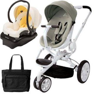 Quinny CV078BFV Moodd Stroller Travel system with diaper bag and car seat   Natural Bright : Baby Stroller Travel Bags : Baby