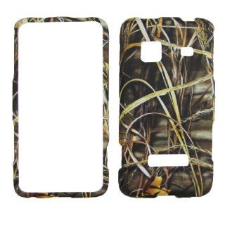 Samsung Galaxy Precedent M828C SCH M828C Prevail M820 STRAIGHT TALK Phone CASE COVER SNAP ON HARD RUBBERIZED SNAP ON FACEPLATE PROTECTOR NEW CAMO HUNTER DRY GRASS: Cell Phones & Accessories