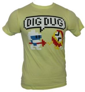 Dig Dug Mens T Shirt   Pixelated Bad Guy Attack Clothing