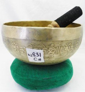 E831 6.25" Energetic Root 'C' Chakra Healing Tibetan Singing Bowl Made in Nepal: Everything Else