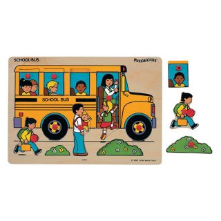 Small World Toys School Bus Puzzle   Learning Aids