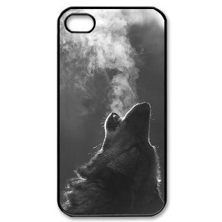 Custombox Wolf Iphone 4/4s Case Plastic Hard Phone Case for Iphone 4/4s iPhone 4 DF02607 Cell Phones & Accessories