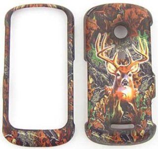 Motorola Crush W835 Camo / Camouflage Hunter Series, w/ Deer Hard Case/Cover/Faceplate/Snap On/Housing/Protector Cell Phones & Accessories