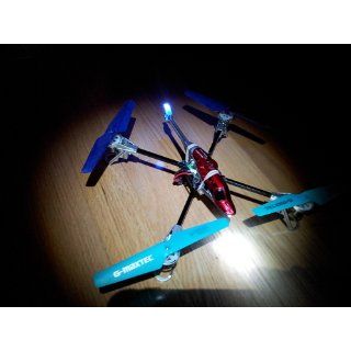 Toys Agency G Maxtec 860 Quadcopter, 4 CH Digital Proportional R/C Quad  Copter   2.4 GHz   3 AXIS Gyro   LI POLY 3.7V 600MAN INCLUDED   Color Blue: Toys & Games