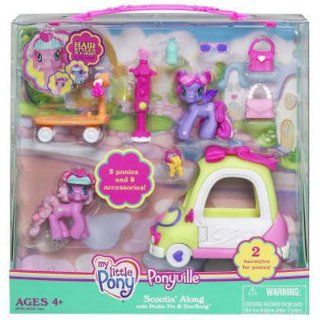 MY LITTLE PONY PONYVILLE Scootin' Along with PINKIE PIE and STAR SONG Ponies: Toys & Games