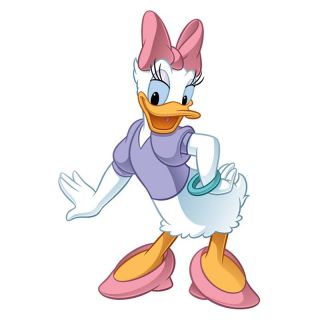 Mickey and Friends   Daisy Duck Peel and Stick Giant Wall Decal   Wall Decals
