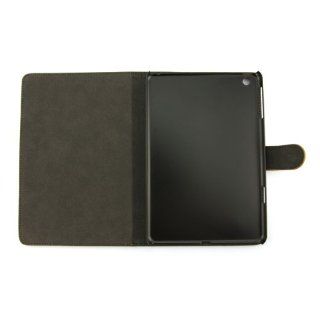 New Cognac Leather Display Flip Case Stand Cover for Apple iPad Mini Color Tan: Computers & Accessories