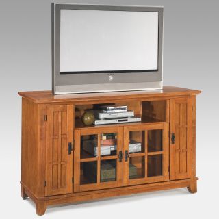 Home Styles Arts & Crafts Entertainment Credenza   Cottage Oak   TV Stands
