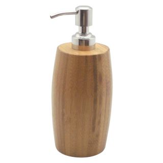 Creative Home Bamboo Barrel Shape Soap Dispenser   Soap Dispensers
