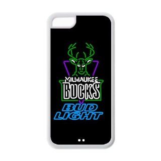Custom NBA Milwaukee Bucks Back Cover Case for iPhone 5C LLCC 864: Cell Phones & Accessories