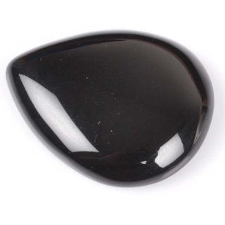 Semi Precious 33.10 Ct Natural Black Onyx Pear Shape Loose Gemstone: Jewelry