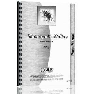 Minneapolis Moline 445 Tractor RC and Utility (R 1157C) Parts Manual: Jensales Ag Products: Books