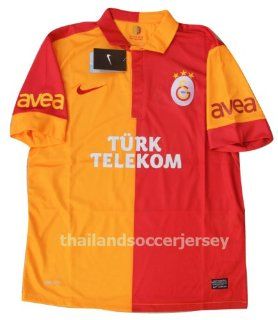 New 12 13 Galatasaray SK Home Football Shirt Soccer Jersey Any Name (US XL) : Sports & Outdoors
